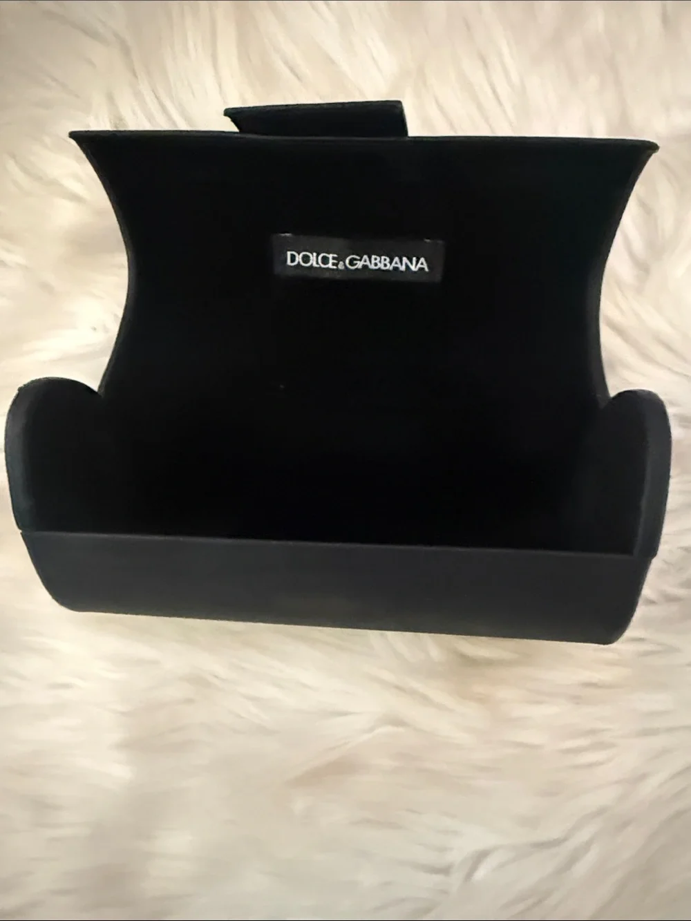 DG-Inspired Black Evening Clutch